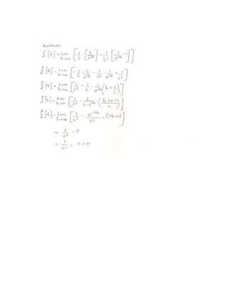 Ejercicios de Laplace