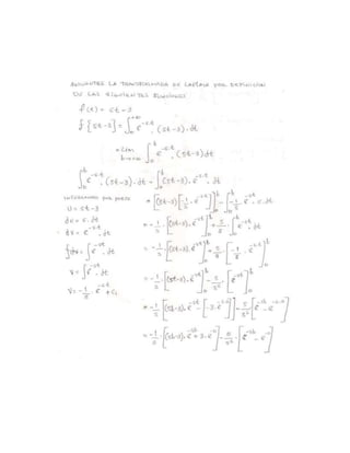 Ejercicios de Laplace