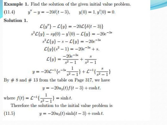 Laplace Transform Unit Step Function Second Shifting Theorem Dirac Laplace Transform Unit Step Function Second Shifting Theorem Dirac