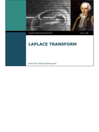 Laplace transform