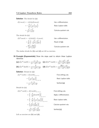 La Place Rtransform Rules Laplace transform | PDF