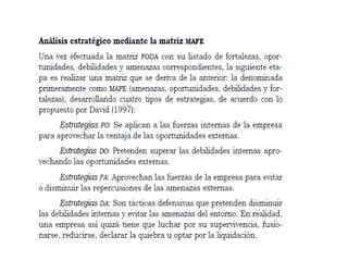 La planificación estrategica