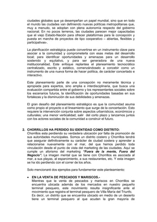 LA PLANIFICACIÓN ESTRATÉGICA EN EL DESARROLLO LOCAL | PDF