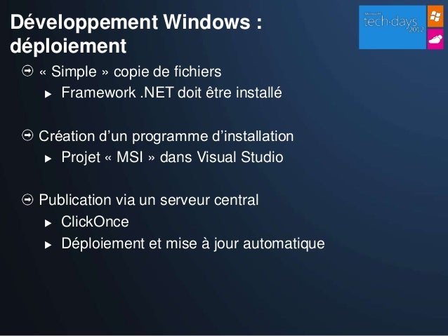 programme d'installation de visual studio 2005 sp1 redistributable