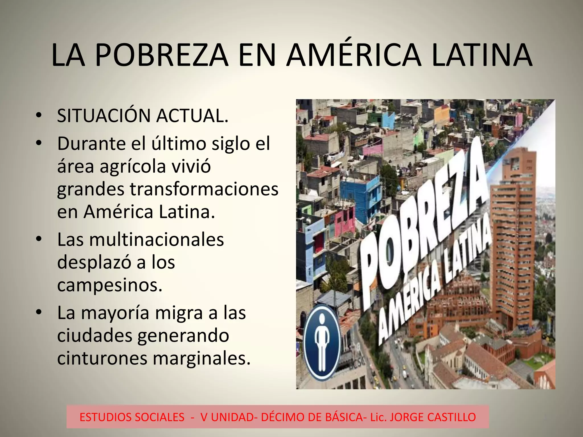 La Pobreza En América Latina Alcanzará El 33% En 2024 – RCAD