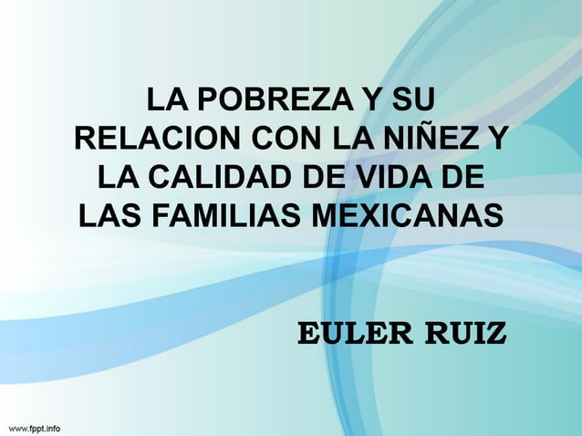 La pobreza en mexico | PPT