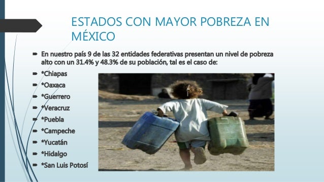 La pobreza en mexico