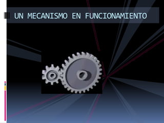 UN MECANISMO EN FUNCIONAMIENTO
 