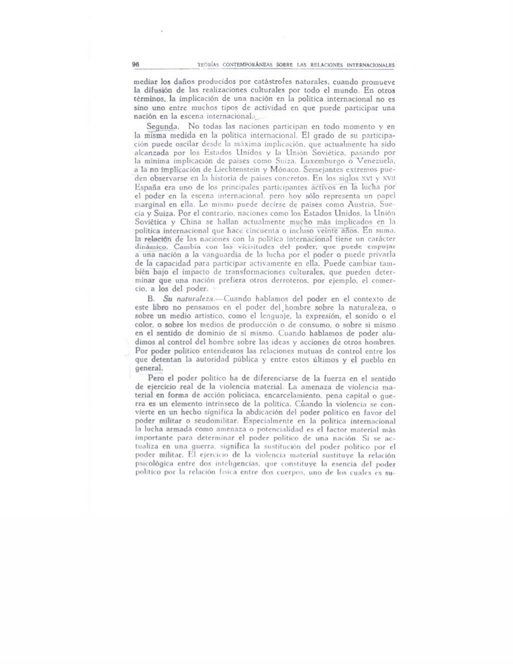 La politica entre naciones (hans