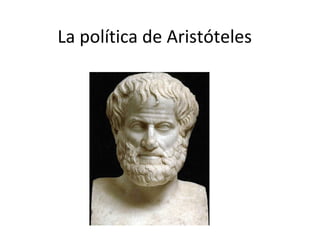 La política de Aristóteles
 