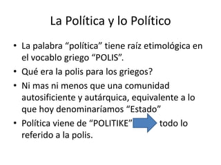 La Política y lo Político.pptx