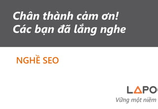 NGHỀ SEO
 
