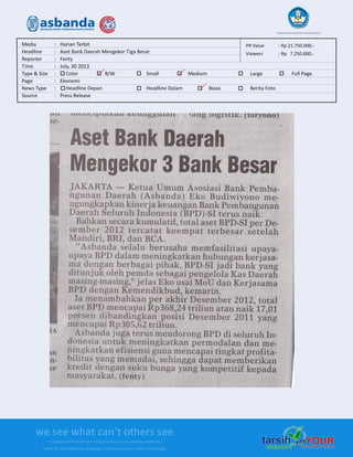 Media Clipping Asbanda 2013