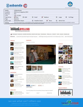 Media Clipping Asbanda 2013