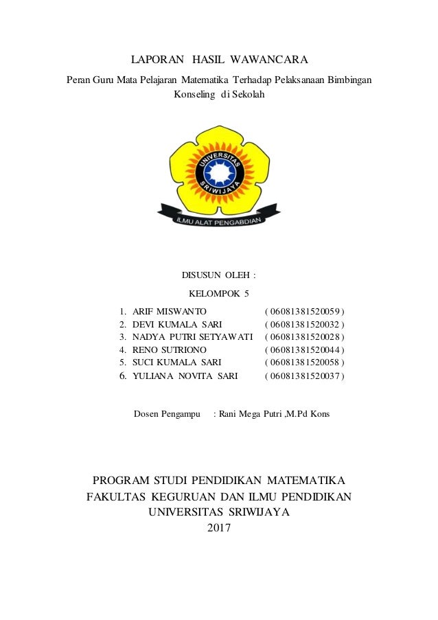 Peran Guru Mata Pelajaran Terhadap Pelaksanaan Bimbingan Konseling Di