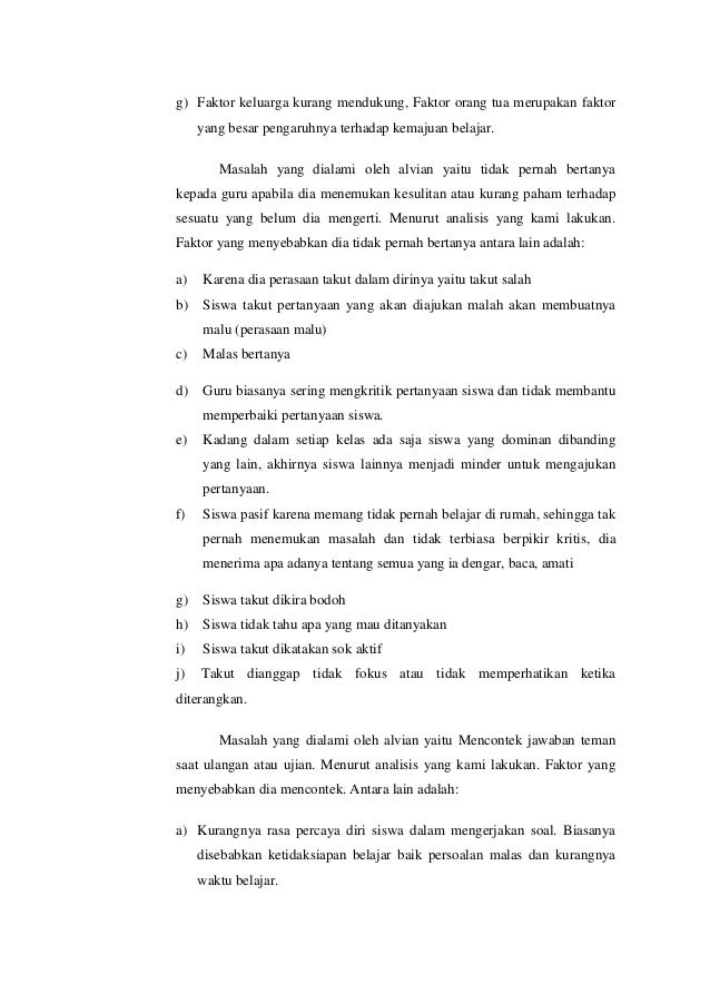 Pertanyaan Kesulitan Belajar Ruang Ilmu