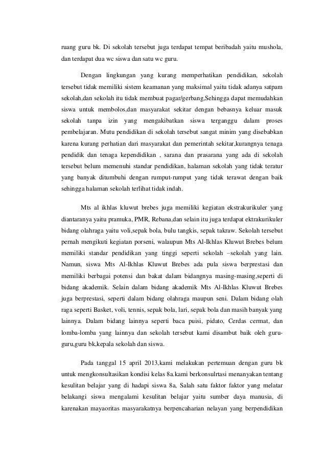 Laporan Observasi Kluwut 1