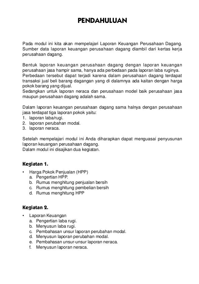 laporan 3 perusahaan keuangan dagang keuangan Laporan perusahaan laporan 3 perusahaan keuangan dagang keuangan Laporan perusahaan