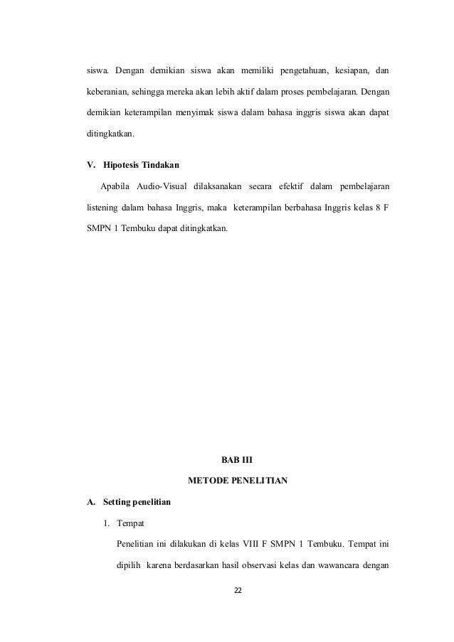 Laporan Penelitian Tindakan Kelas Kelompok 5