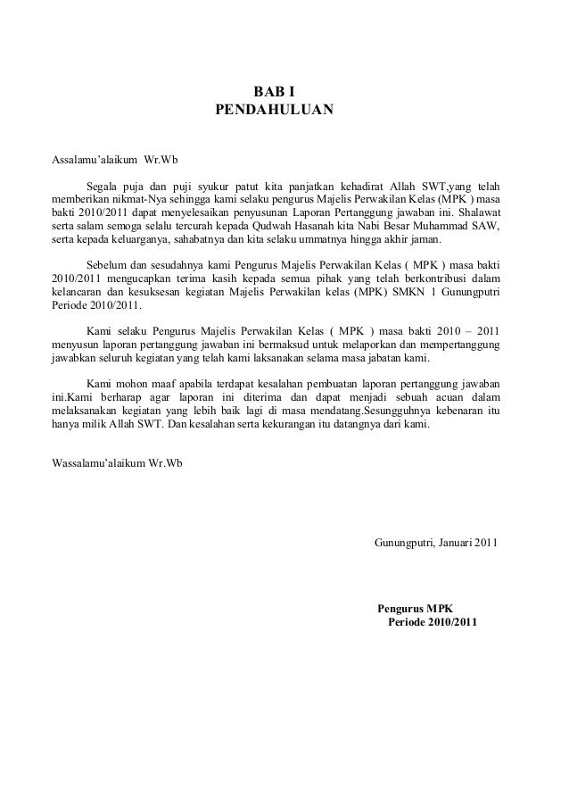 Contoh Sambutan Ketua Panitia Event - filtrujillo.com