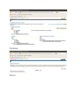 Pilih Refresh
Pilih Yes
 