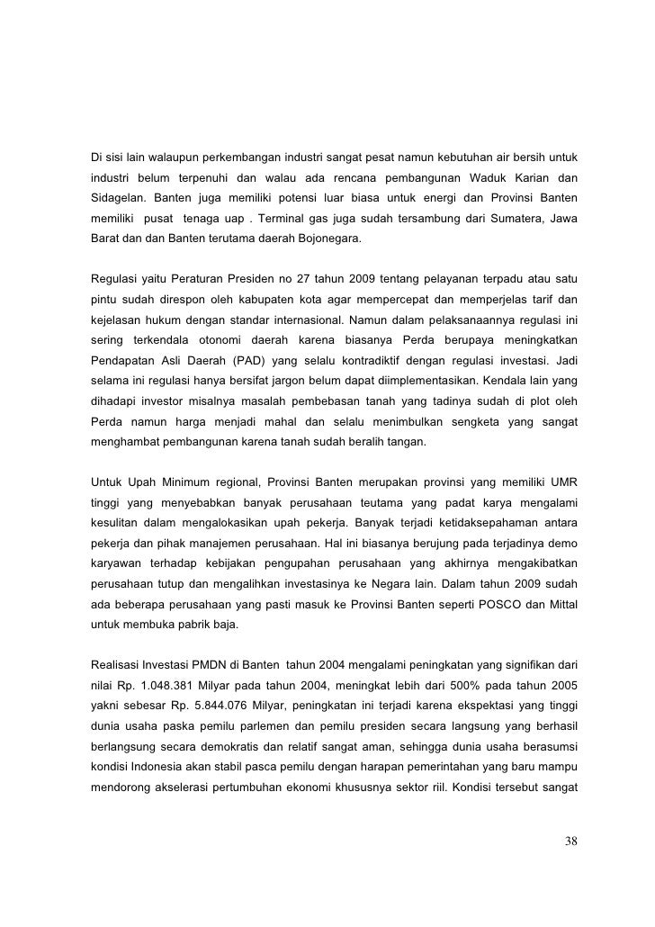 Laporan Akhir EKPD 2010 - Banten - UNTIRTA