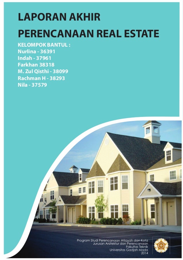 Laporan Akhir Perencanaan Real Estate Kabupaten Bantul