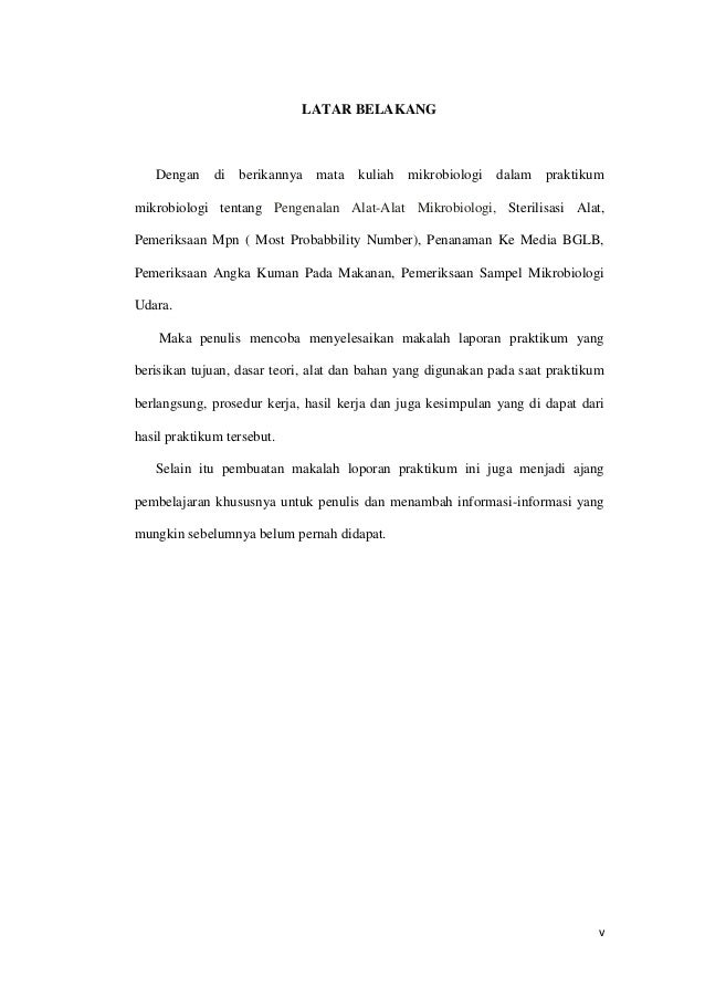 Laporan Akhir Praktikum Mikrobiologi Laporan Akhir Praktikum Mikrobiologi
