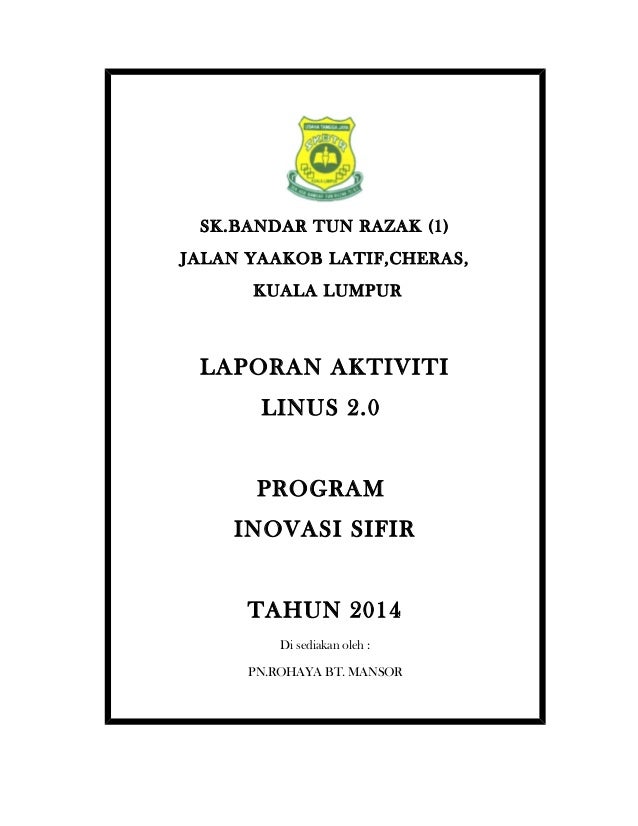 Laporan aktiviti linus tahun 3 2014
