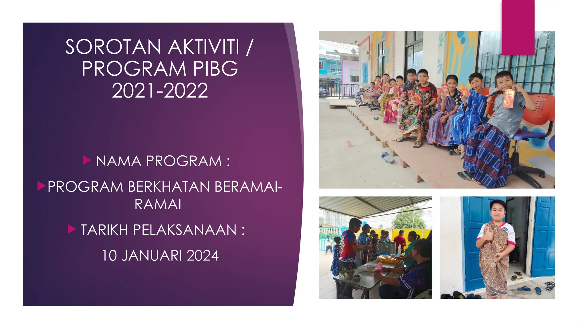 Laporan Aktiviti Pibg Tahun 2023 2024 Pptx