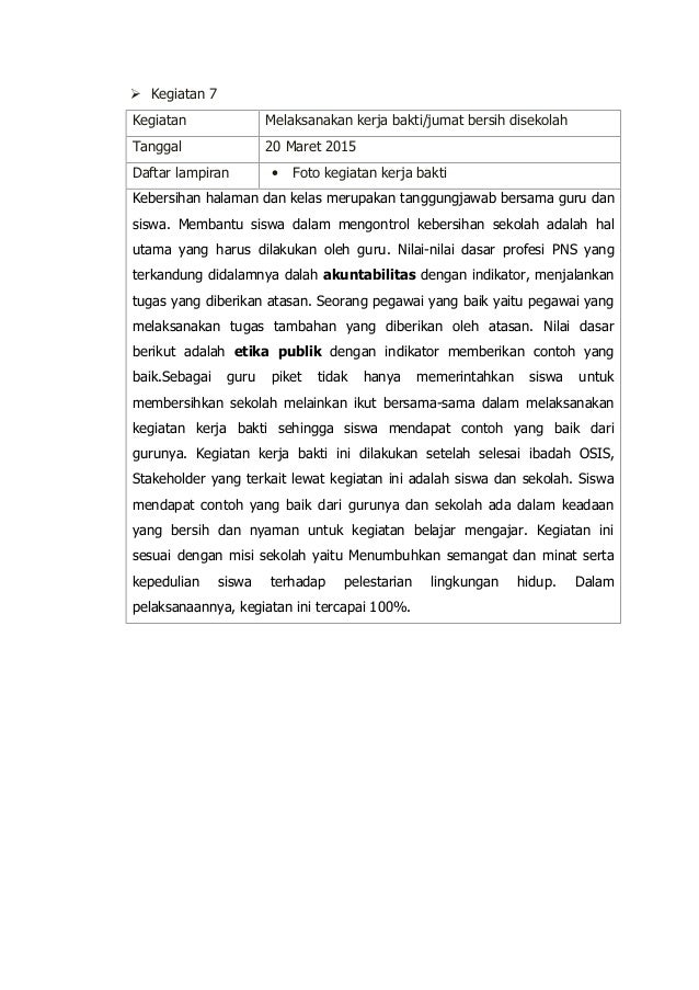 Laporan aktualisasi nilai nilai dasar profesi pns(1)