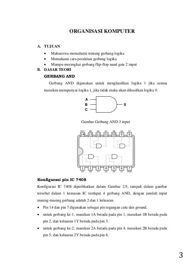 Laporan Gerbang Logika Kombinasi 3 input AND dan OR (2 Laporan Gerbang Logika Kombinasi 3 input AND dan OR (2