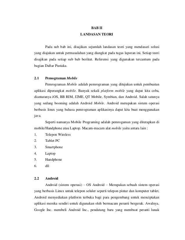 Laporan aplikasi doa sehari hari