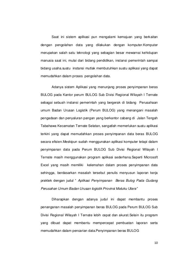 Laporan aplikasi penyimpanan bulog.docx