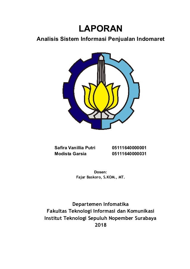 Laporan Analisis Sistem Informasi Penjualan Indomaret
