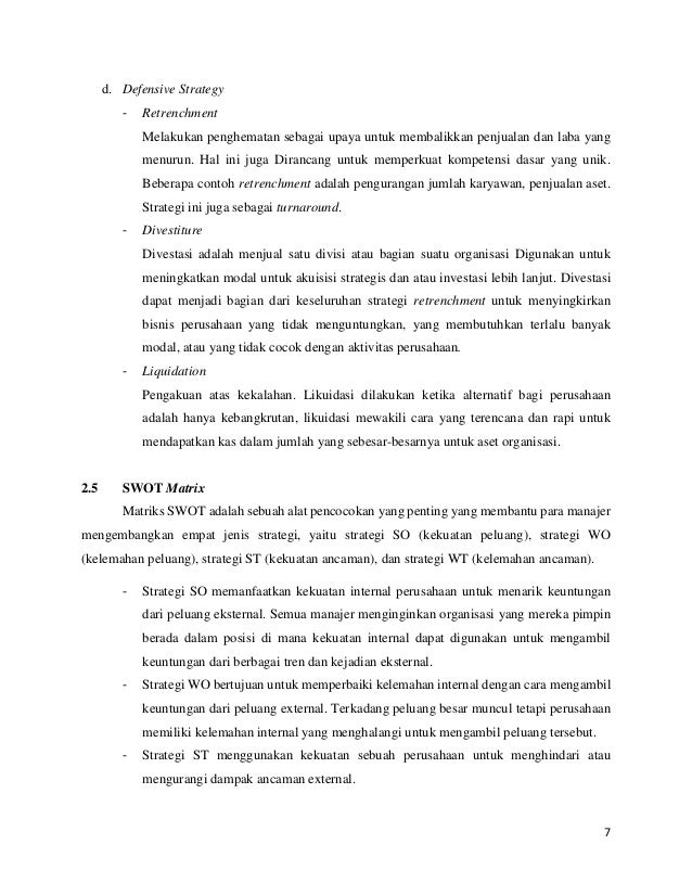 Laporan Strategi Perusahaan: Bank Mandiri
