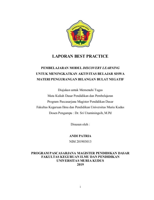 Laporan Best Practice Andi Patria 201903013