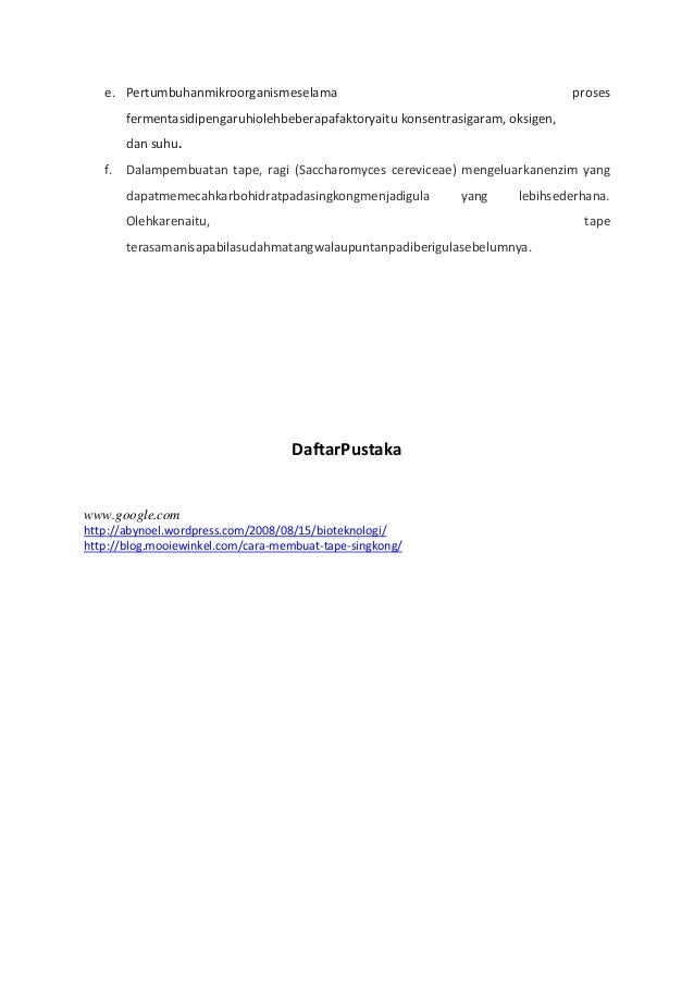 Laporan biologi fermentasi tape dan ketan hitam