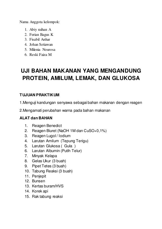 Laporan BIOLOGI praktikum pencernaan kelas XI MIA