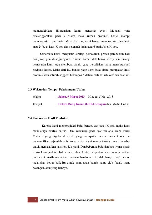 Laporan Bisnis