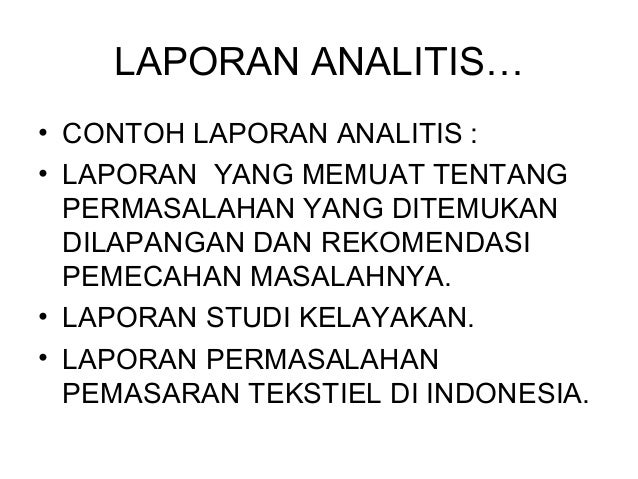 Laporan Bisnis