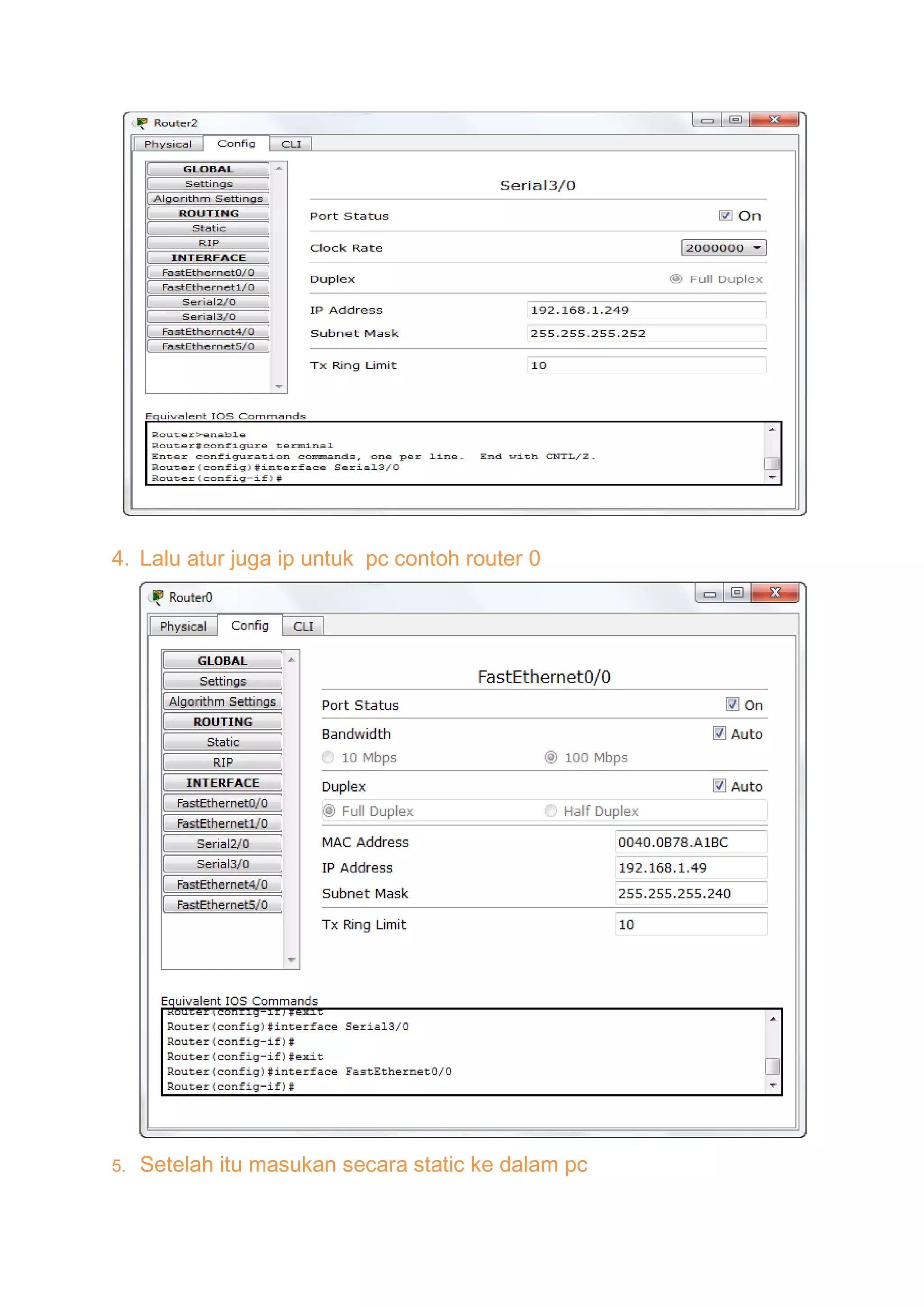 contoh cisco packet tracer azizsetres98 | DOCX