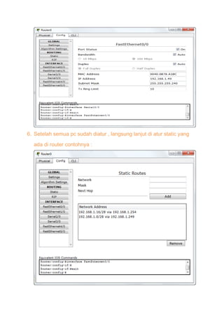 contoh cisco packet tracer azizsetres98 | DOCX
