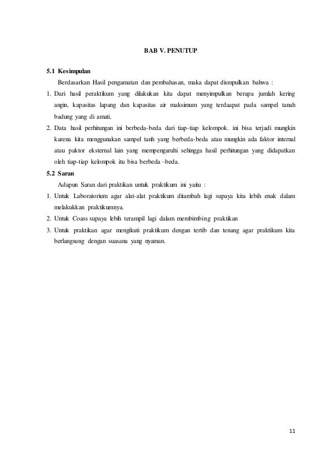 Laporan akhir dasar dasar ilmu tanah