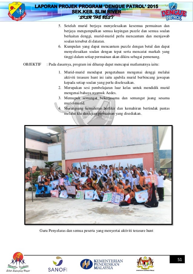 Laporan Dengue Patrol SK Slim River