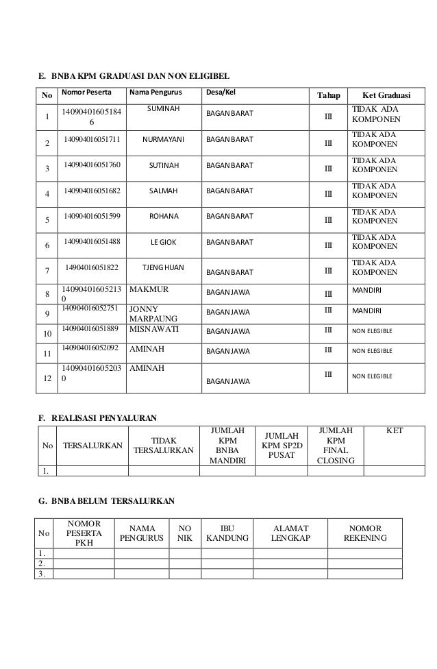 Soal Bpnt Contoh Laporan Bpnt Audit Kinerja
