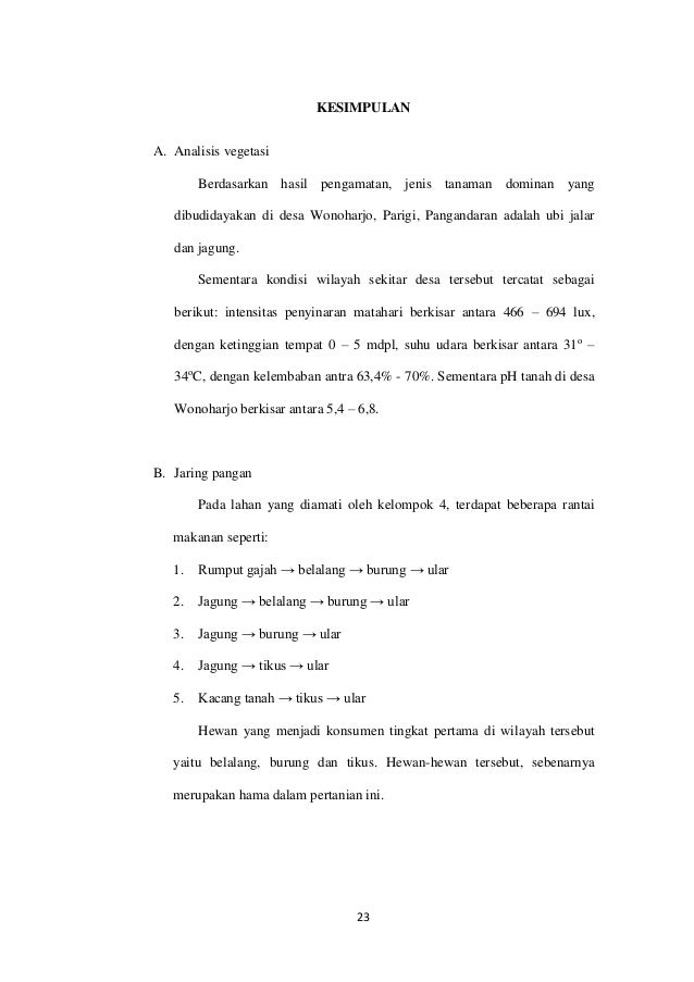laporan praktikum ekologi tanaman sekitar pantai pangandaran