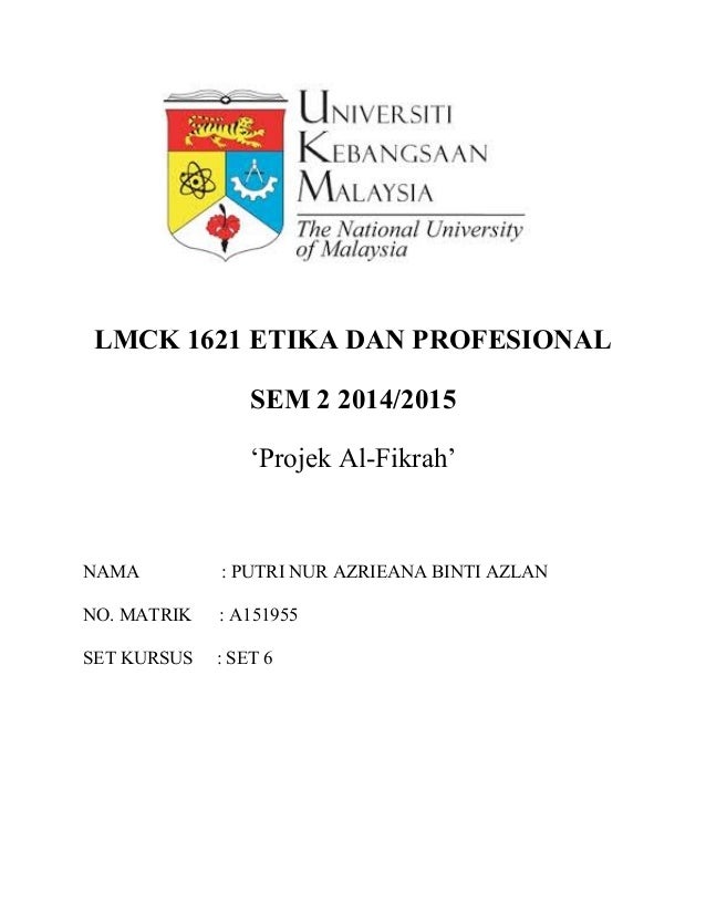 Laporan Etika Dan Profesional