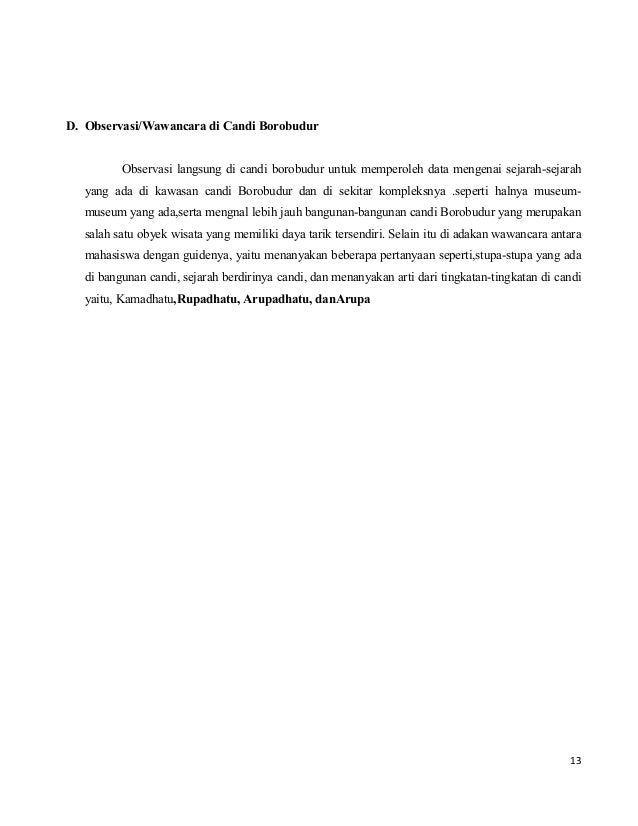 Contoh Laporan Field Trip Mahasiswa Pdf Contoh Laporan Field Trip Mahasiswa Pdf