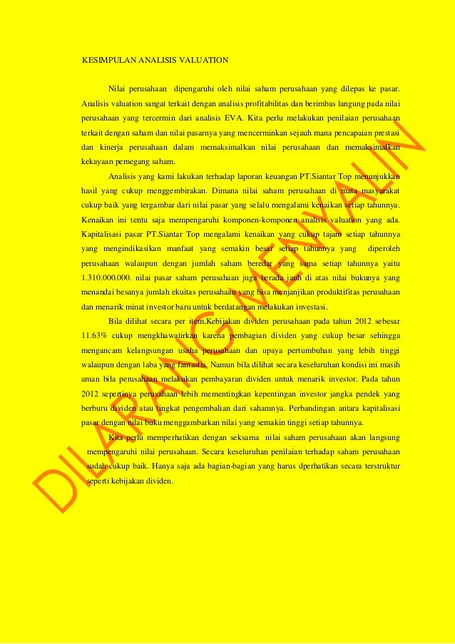 Laporan analisis pasar forex